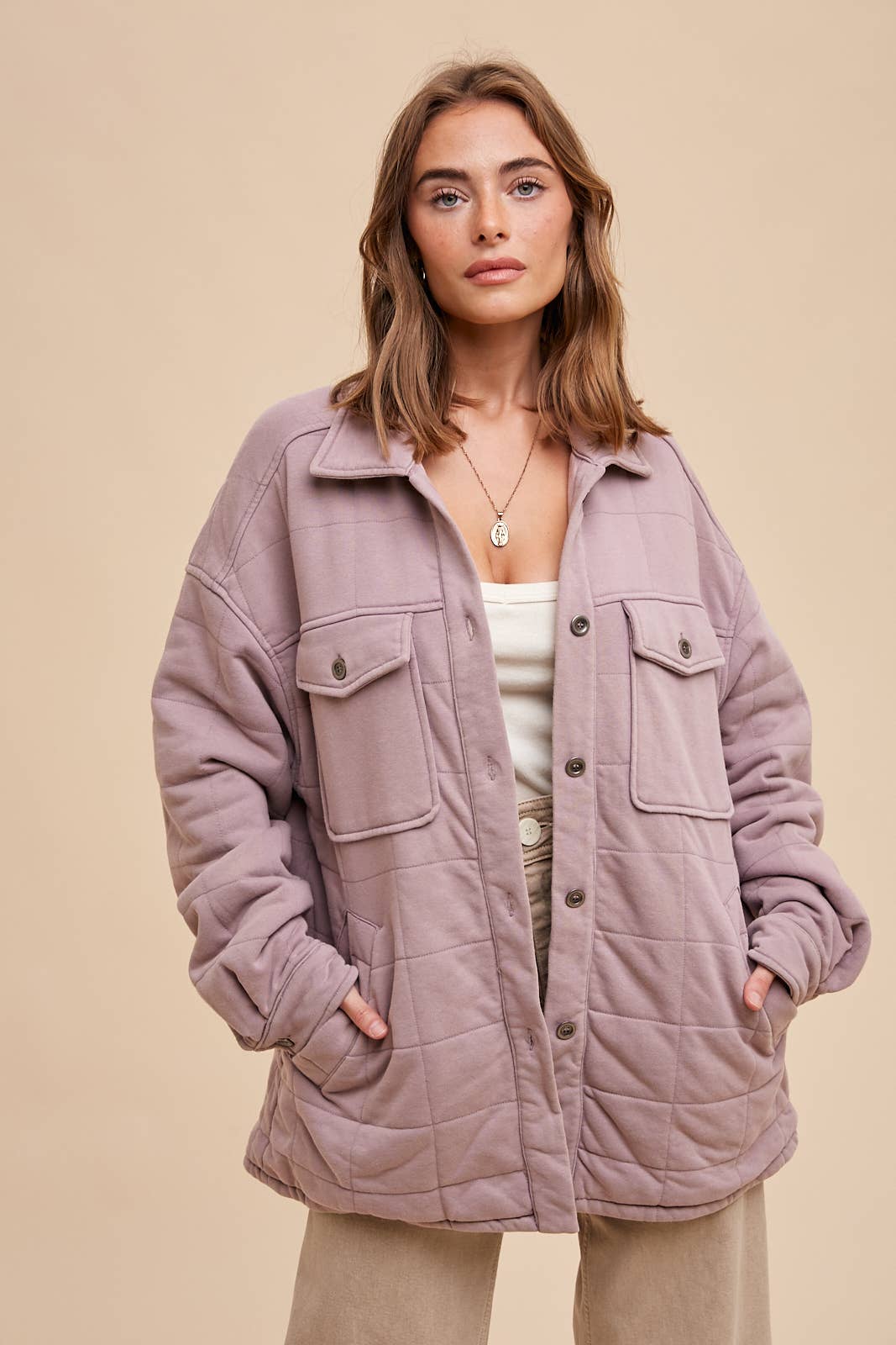 Madison Oversized Thick Quilted Jacket | Haven and May